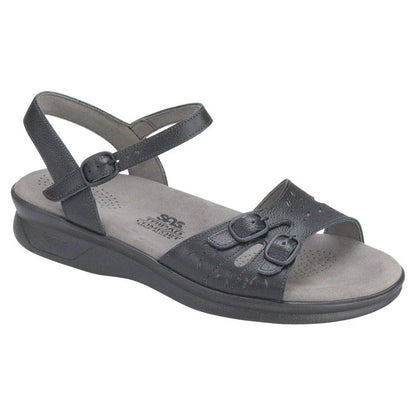 Women's Duo Quarter Strap in Black Wide