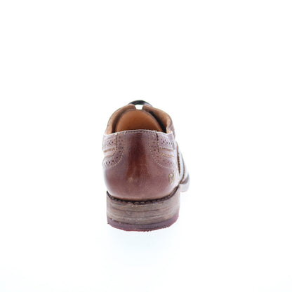 Bed Stu Lita F321102 Womens Brown Leather Oxfords & Lace Ups Casual Shoes