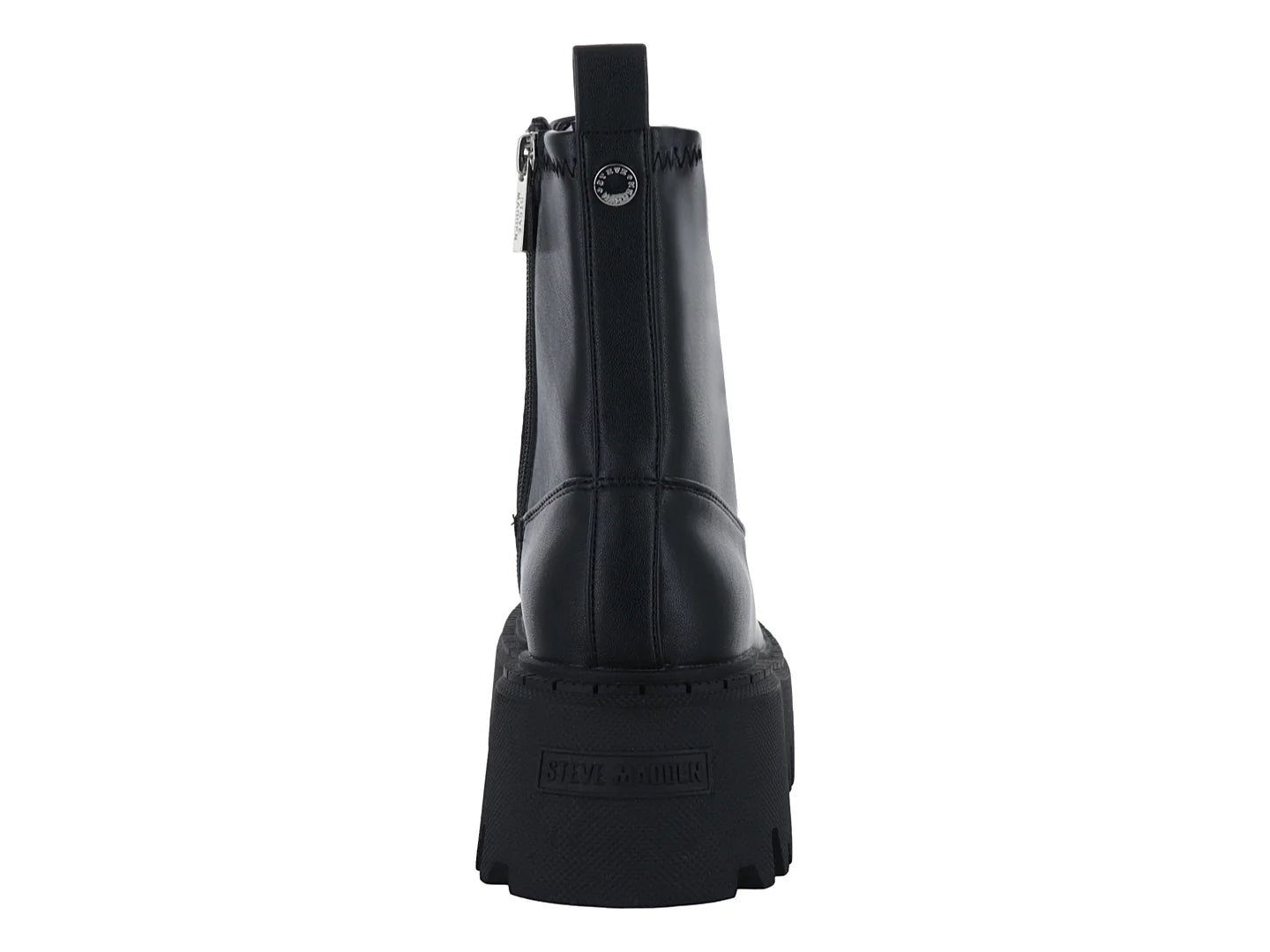 Botines Combat Steve Madden Negros para Mujer