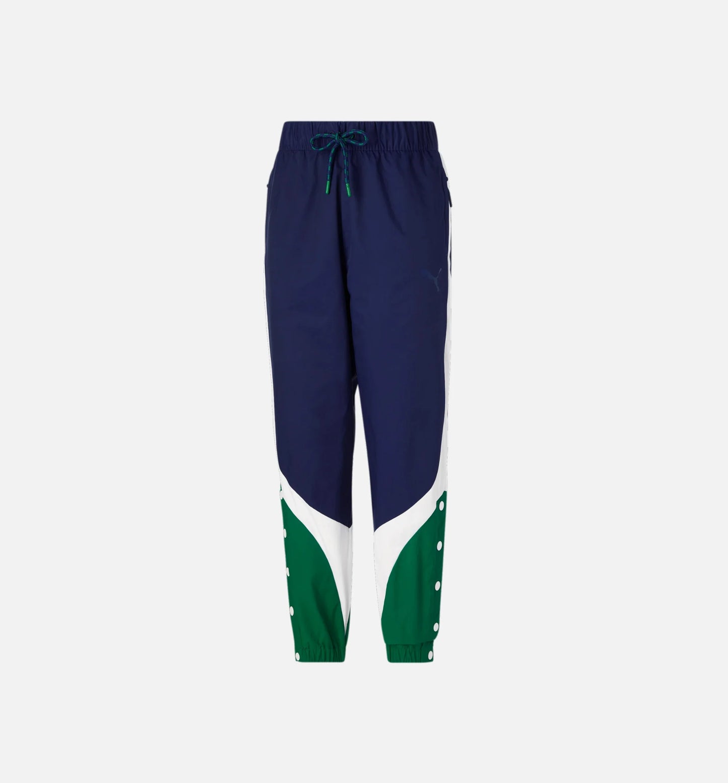June Ambrose Traveling Track Womens Pants Blue Green