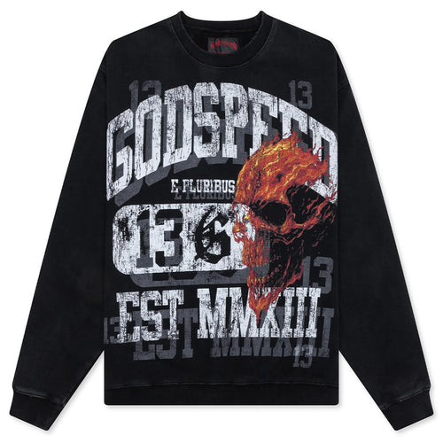 Seeing Double Sweatshirt Black Wash