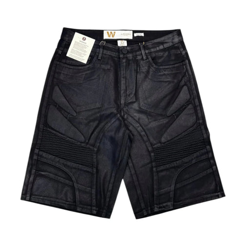 Waimea Waxed Jorts - Washed Black