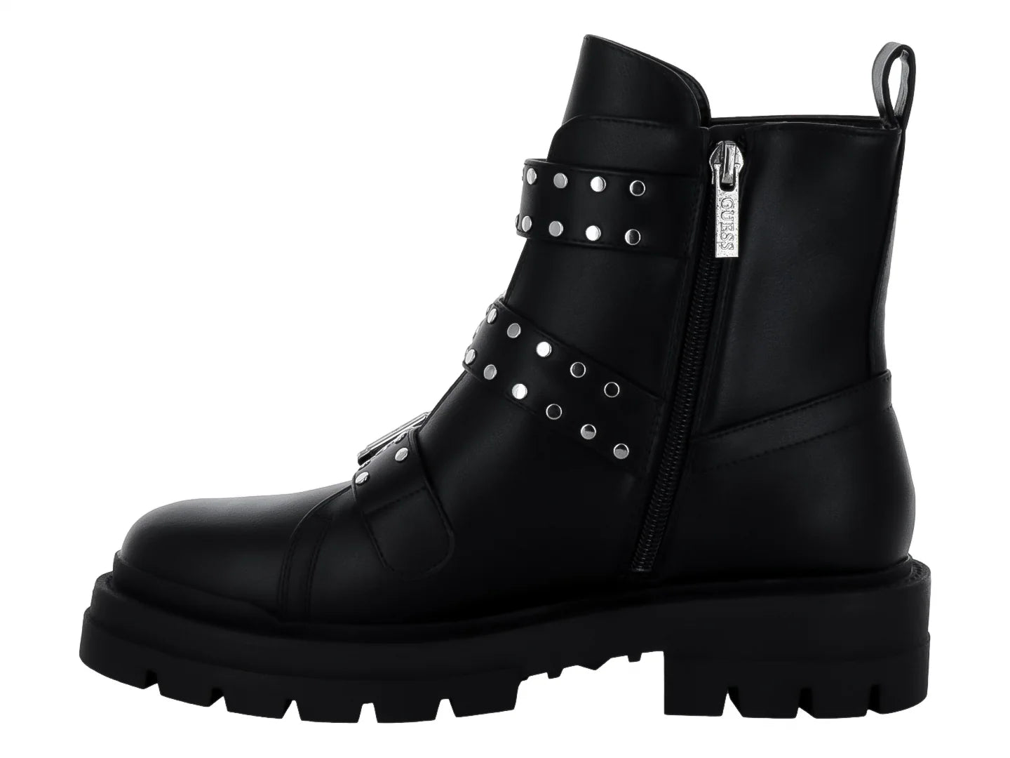 Botines Combat Guess Negros para Mujer