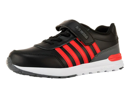 Tenis K Swiss Tross II Negro con Rojo para Niño