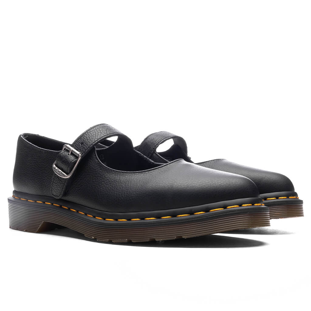 Womens Elphie Mary Jane Black Virginia