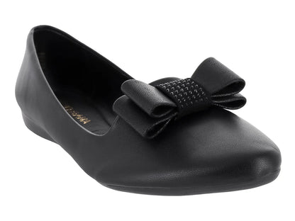 Zapatos Flats Ballerina MELIANA Negro para Mujer