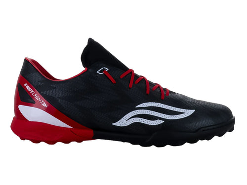 Tenis de Fútbol Furia Negro y Rojo para Hombre