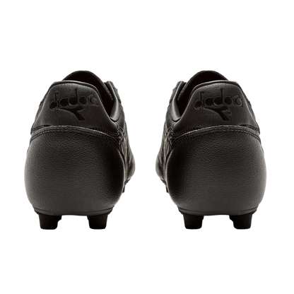 Diadora Brasil LT MDPU Firm Ground Soccer Cleats Black Black