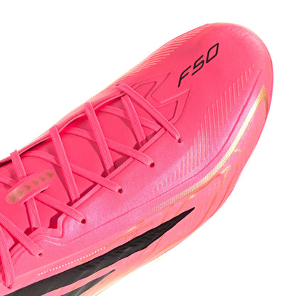 adidas F50 Hyperfast Pro Firm Ground Mens Soccer Cleats Turquesa Black Gold