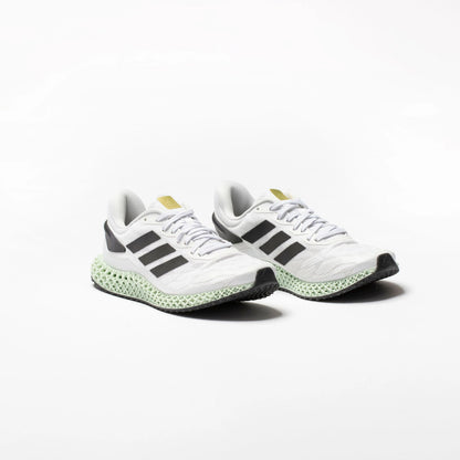 4D Run 10 Mens Running Shoe White Black Gold Metallic Mint