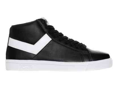 Tenis PONY Top Star HI Negro con Blanco para Hombre