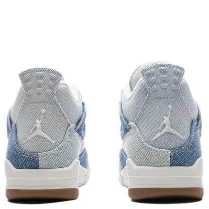 Womens Air Jordan 4 Retro Tex Worn Blue Sail Gum Light Brown Worn Blue
