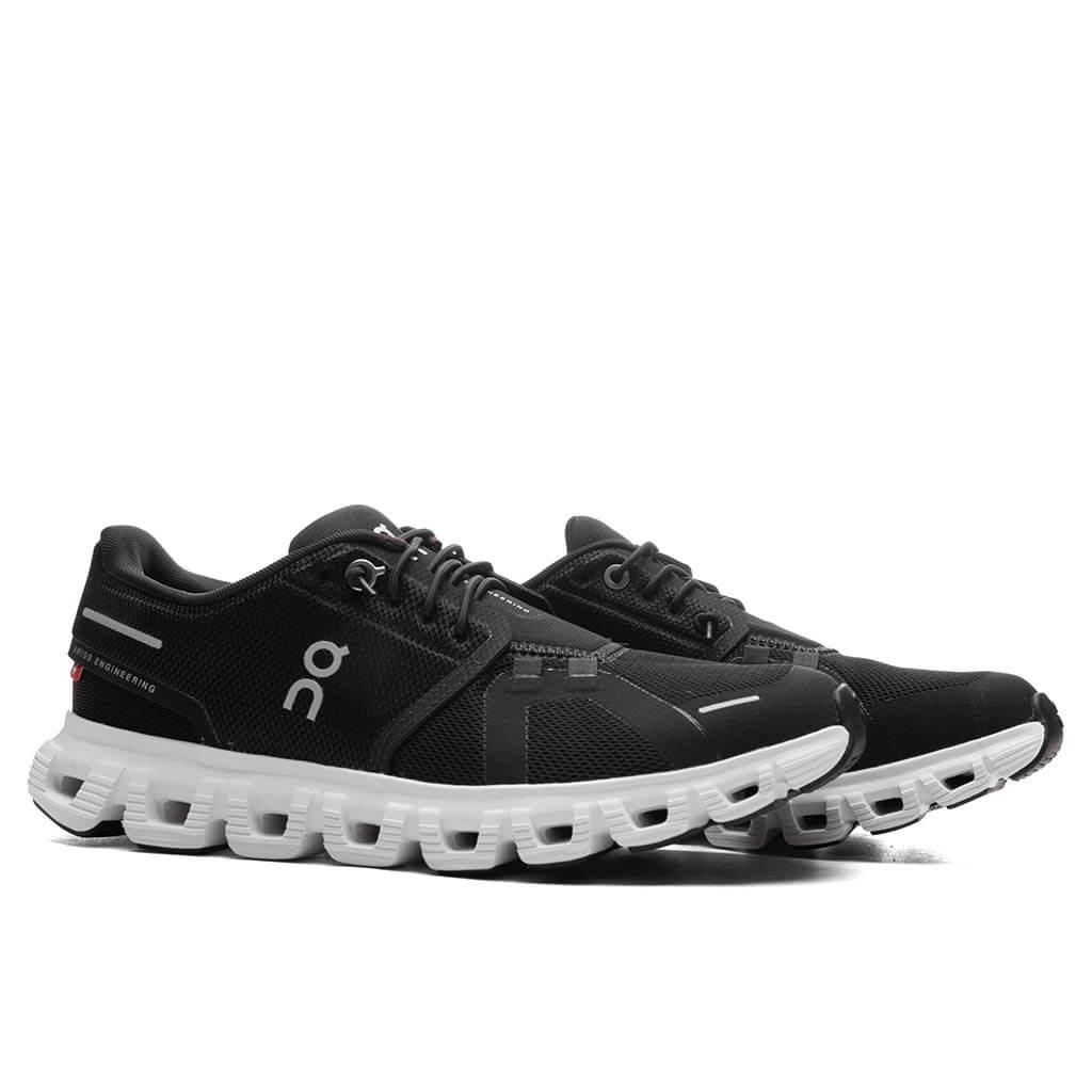 Womens Cloud 6 Black White