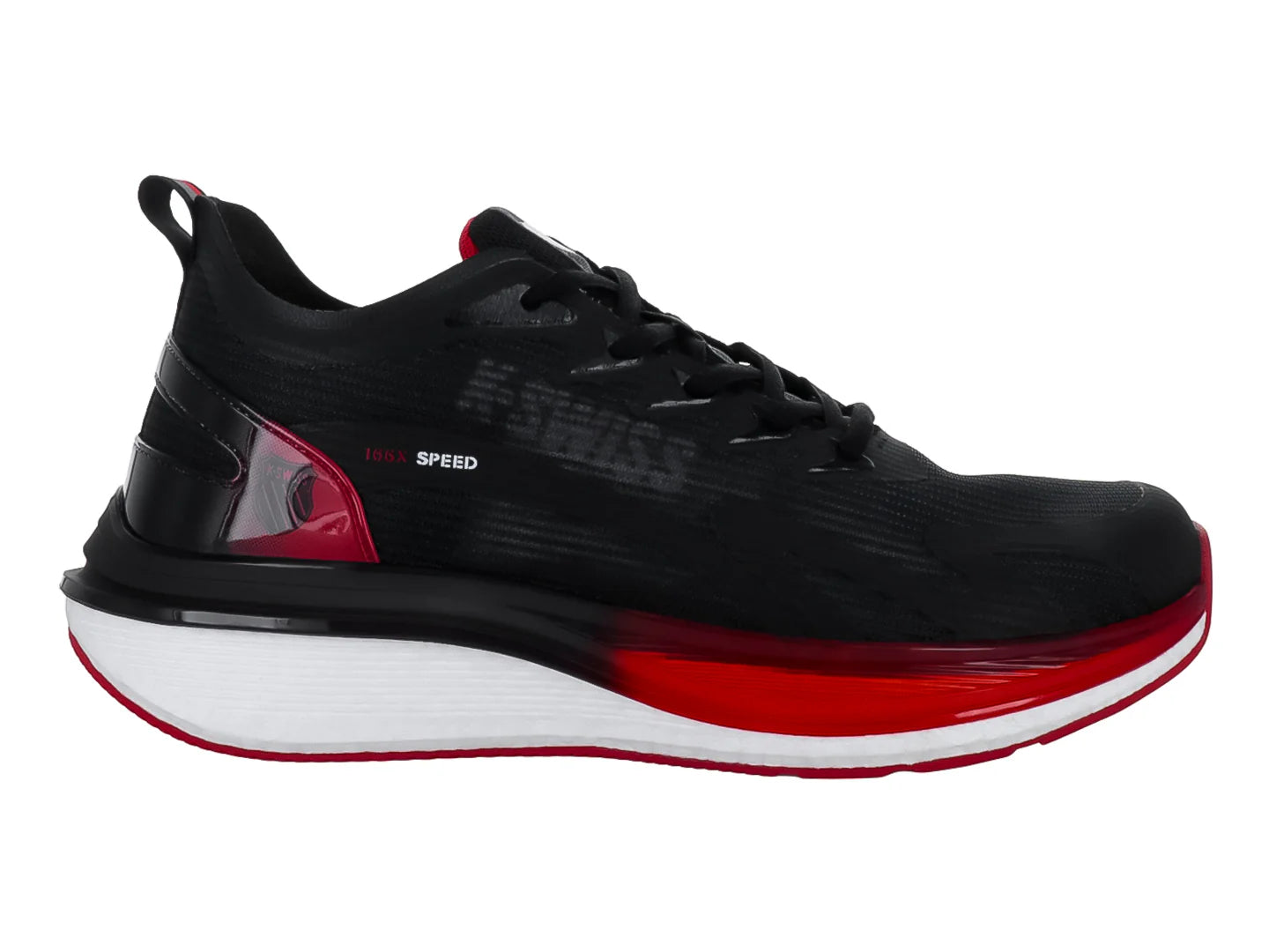 Tenis K SWISS Drop M2 Negro con Rojo para Hombre