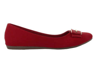 Zapatos Planos Mutante Rojos para Mujer