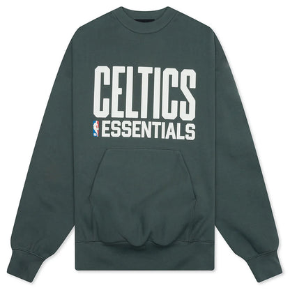 Fear of God Essentials x NBA Celtics Sport Crewneck Balsam Green