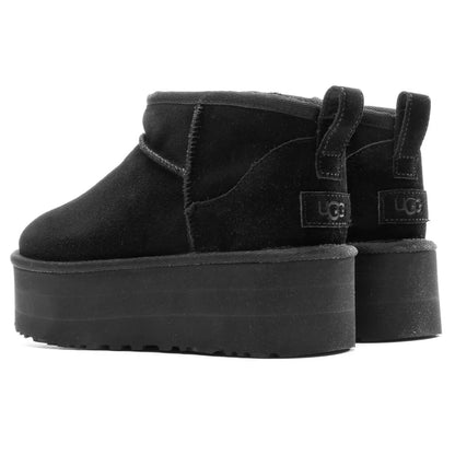 Womens Classic Ultra Mini Platform Black