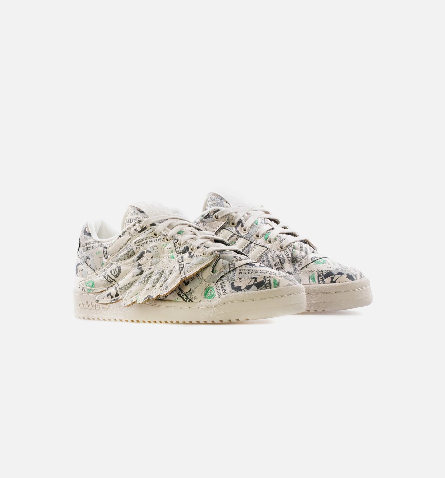 Jeremy Scott Forum Low Wings 10 Money Mens Lifestyle Shoe Bliss Green Night Bliss