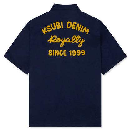 Mekanik Boiler S S Shirt Ink Blue