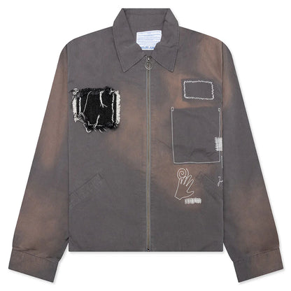 Sunbleached Trucker Jacket Grey