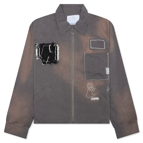 Sunbleached Trucker Jacket Grey