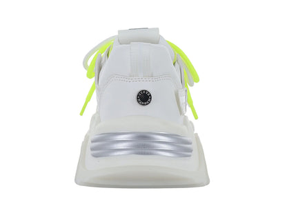 Tenis Steve Madden Blanco y Plata para Mujer