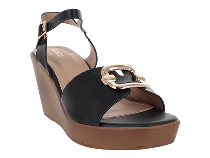 Sandalias Roze Plataforma Negro para Mujer