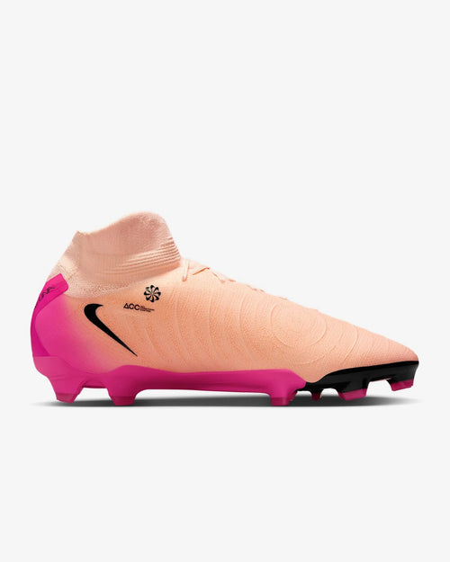 Nike Phantom Luna 2 Pro FG Firm Ground Soccer Cleats Crimson Tint Pink Blast Black