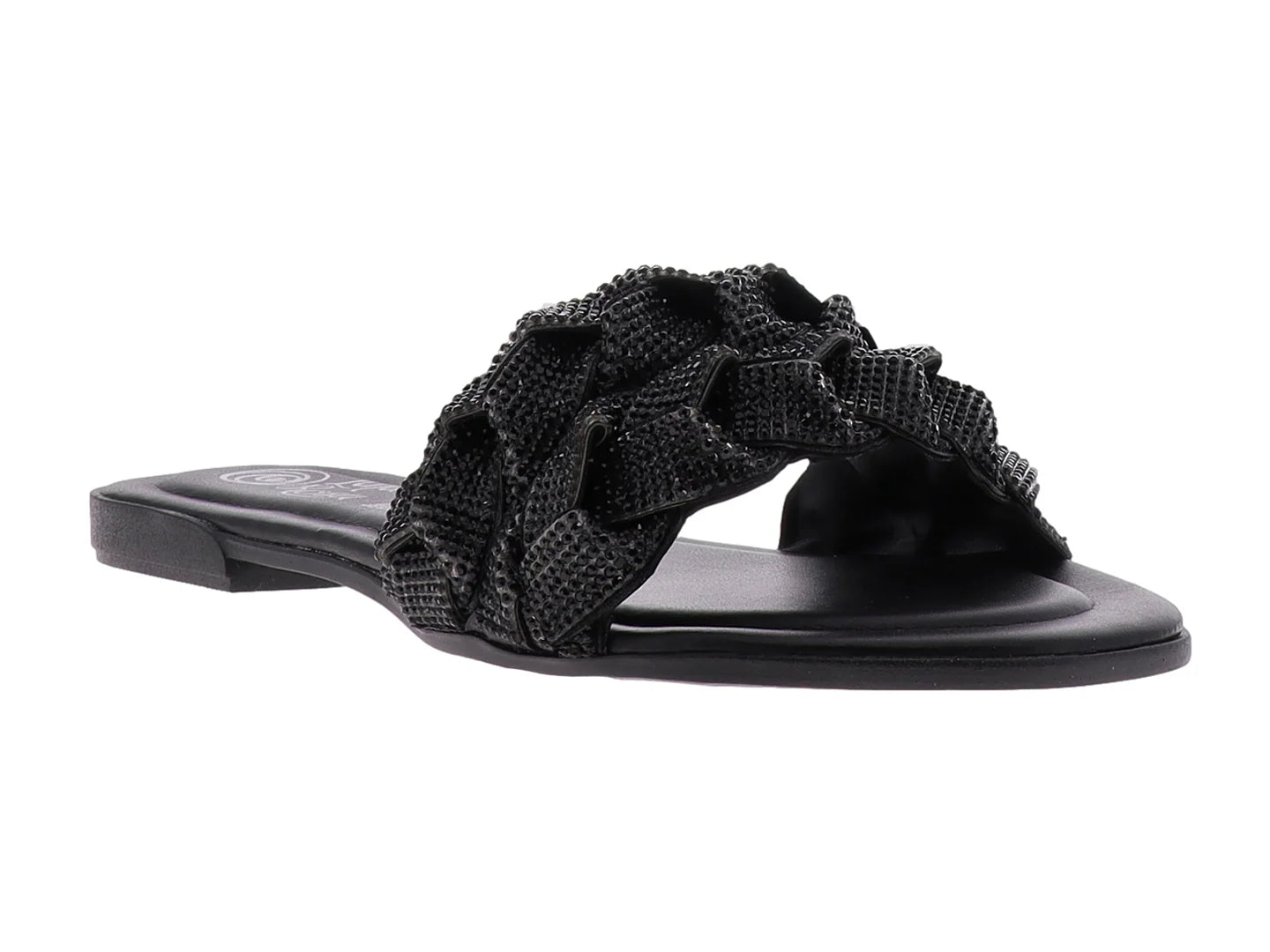 Sandalias Luna Rosa Casuales Negras para Mujer