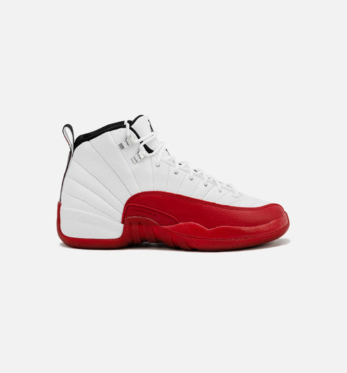 Air Jordan 12 Retro Cherry Grade School Lifestyle Shoe Cherry Red