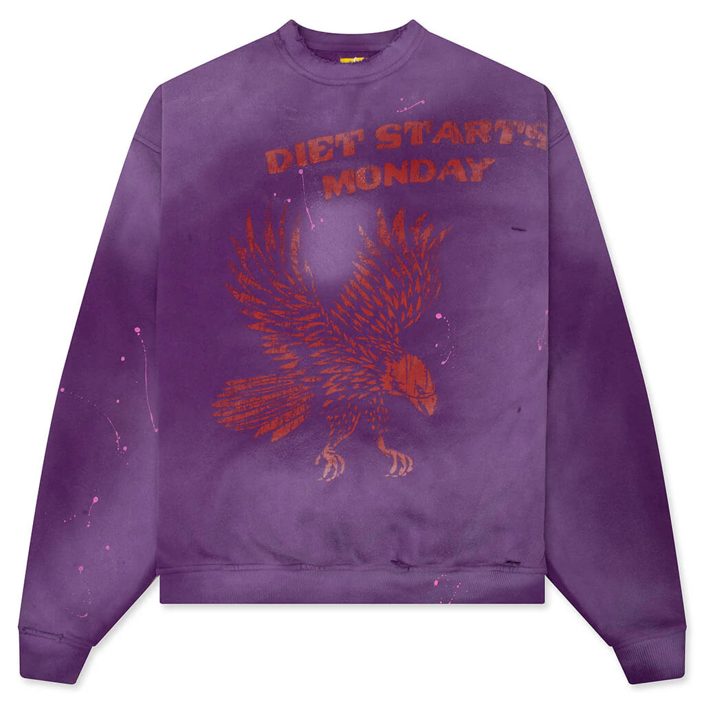 Eagle Sweatshirt Purple Red