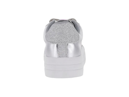 Tenis Divitas Plata Metálico para Niña