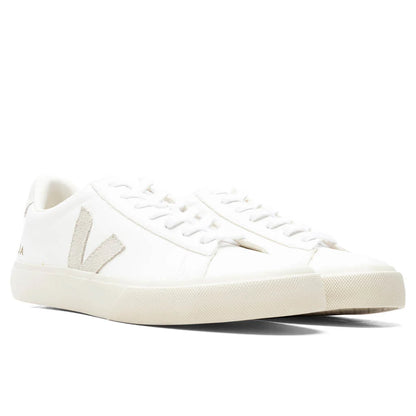 Womens Campo Chromefree Extra White Natural Suede