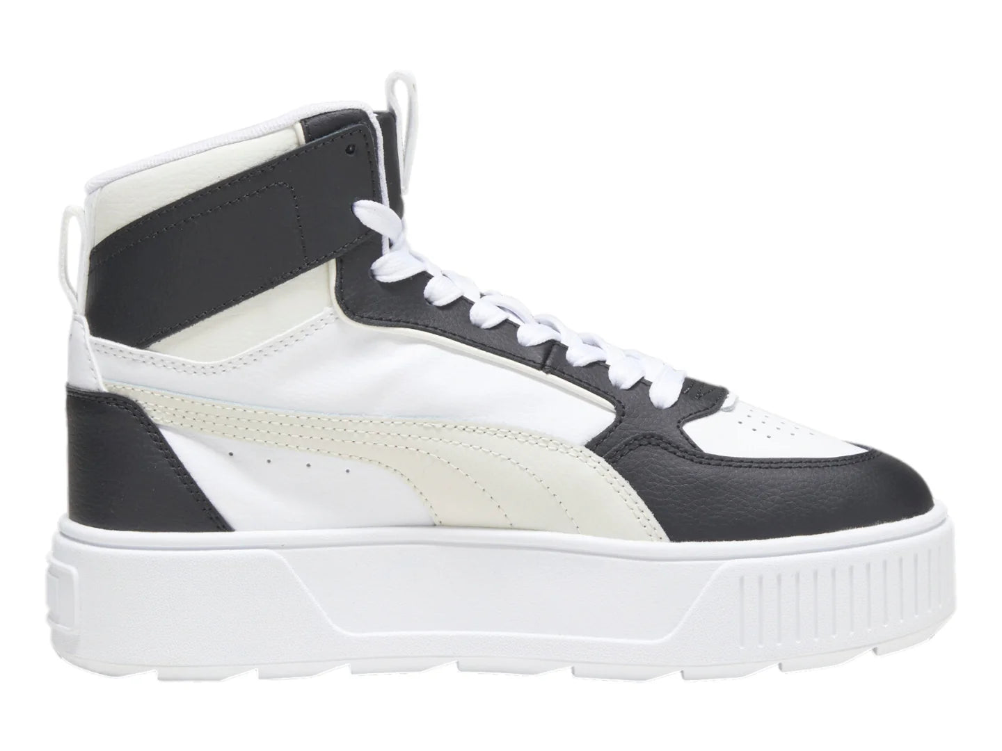 Tenis PUMA Carmen Rebelle Mid Blanco Gris y Negro para Mujer