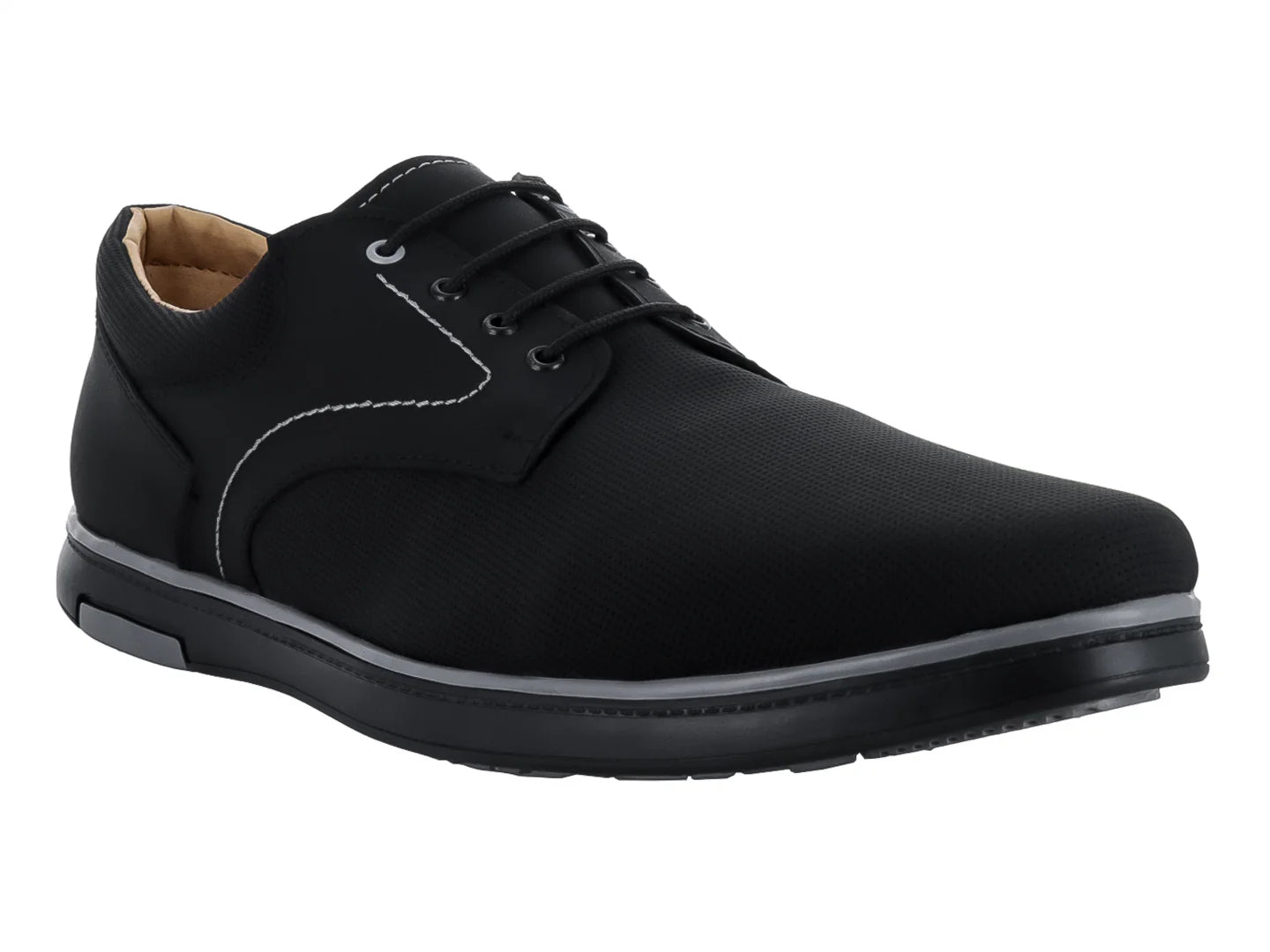 Zapato Casual Dante Alligeri Negro y Gris para Hombre