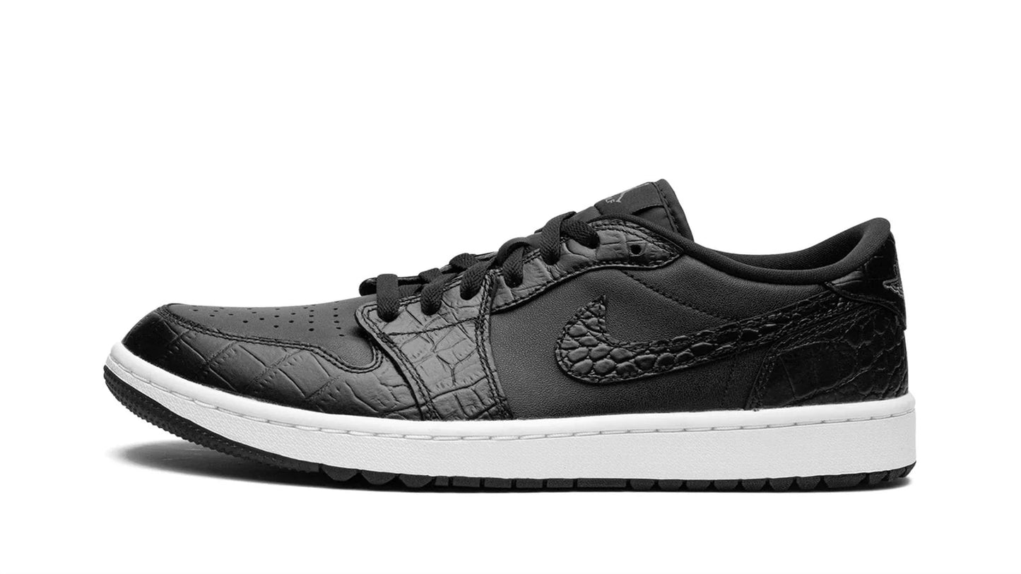 Air Jordan 1 Golf Low Black Croc