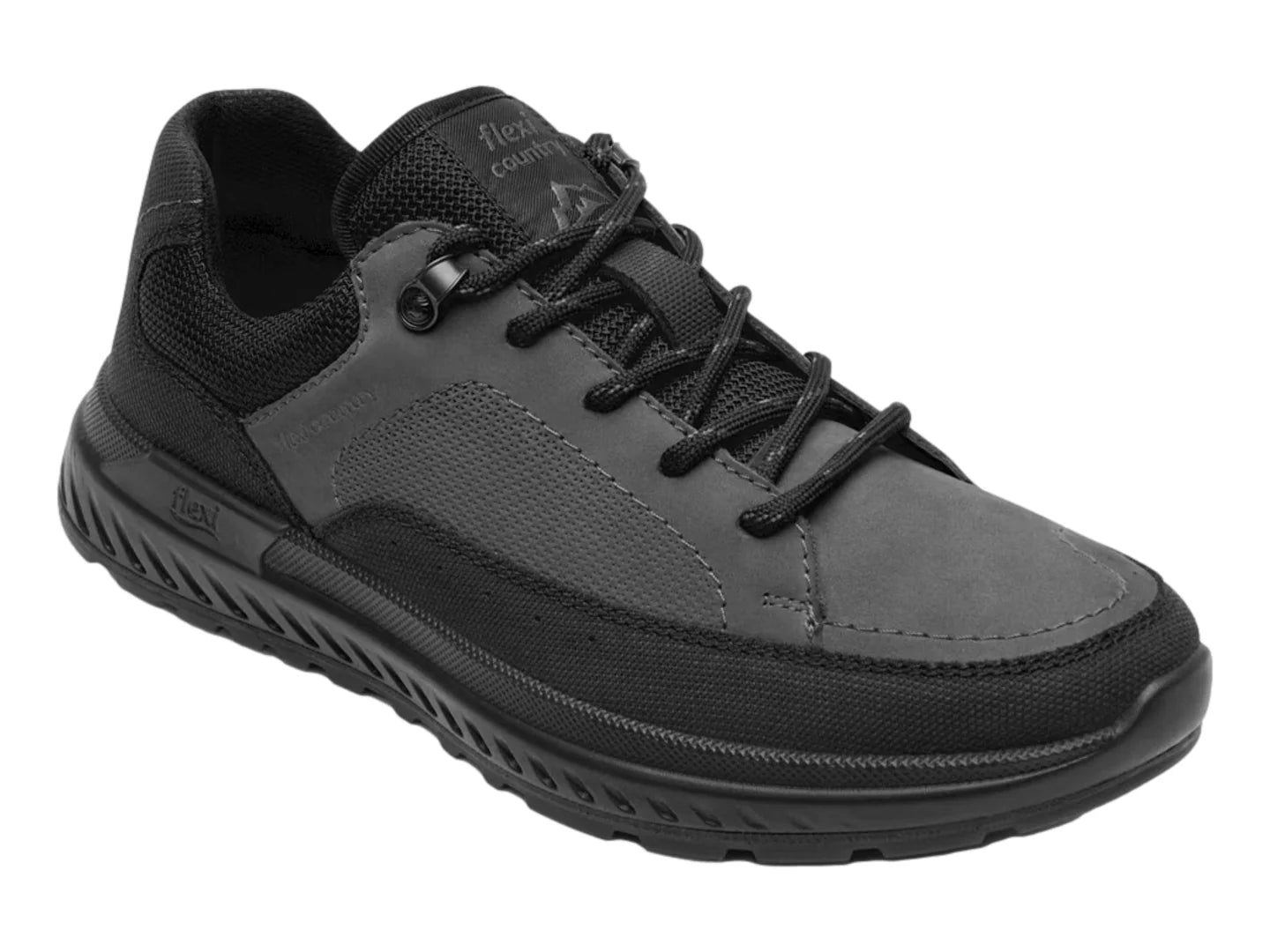 Zapatos Deportivos Flexi Negro Oxford para Hombre