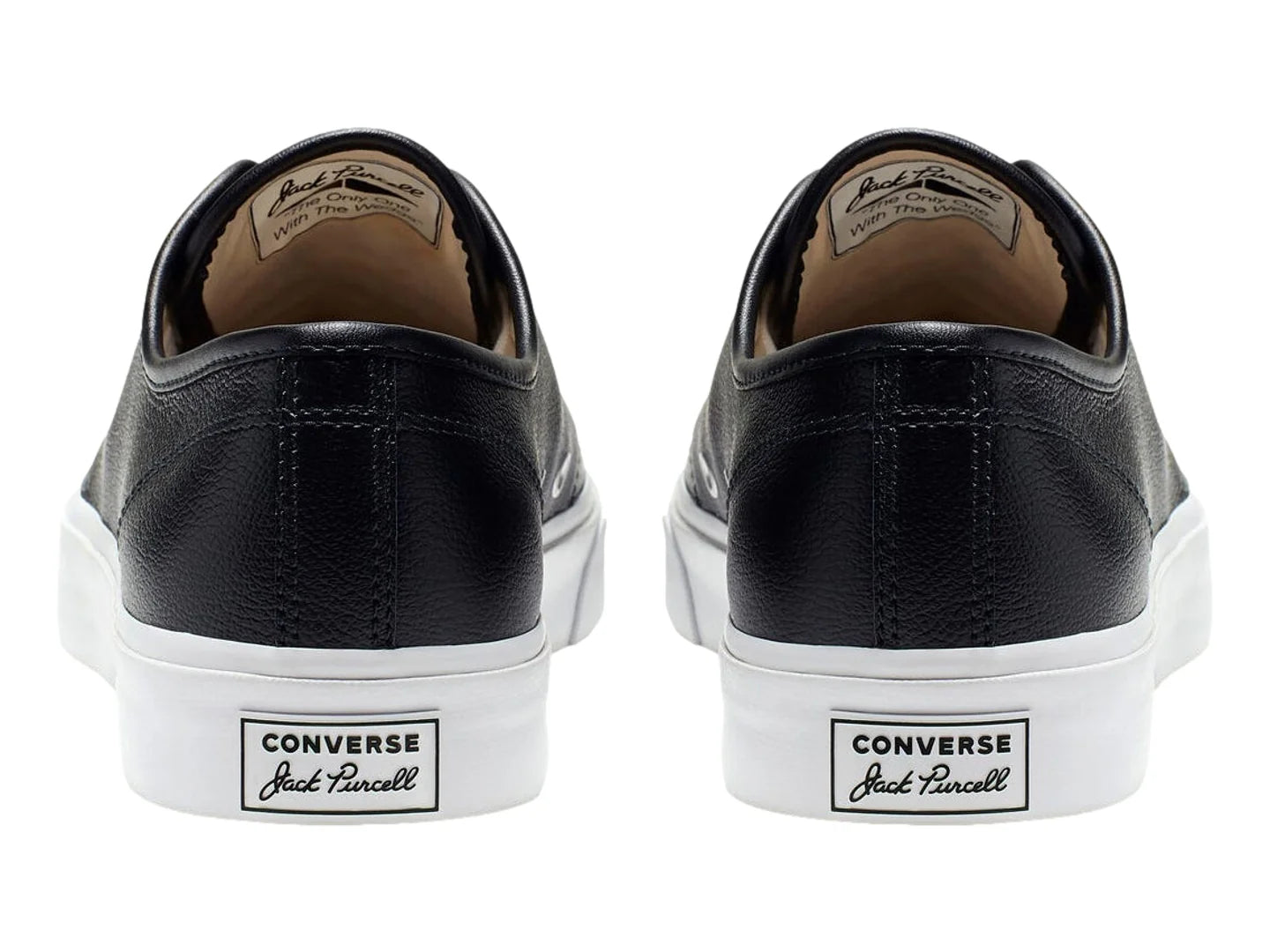 Tenis Converse Jack Purcell Ox Negro Blanco Unisex