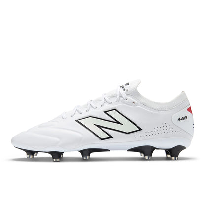 New Balance 442 Elite Knit V3 FG Mens Soccer Cleats White