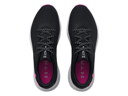 Tenis Under Armour Charged Aurora 2 Negro y Rosa para Mujer