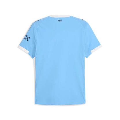 PUMA Manchester City Home Mens Soccer Jersey 25 26 Light Blue White