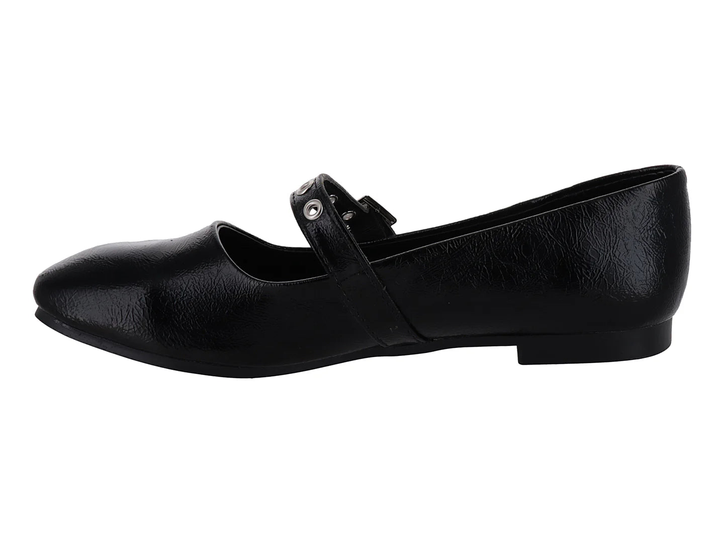 Zapatos Planos Luna Rosa Negro para Mujer