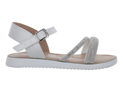 Sandalias Acuarelas Blanco para Niña
