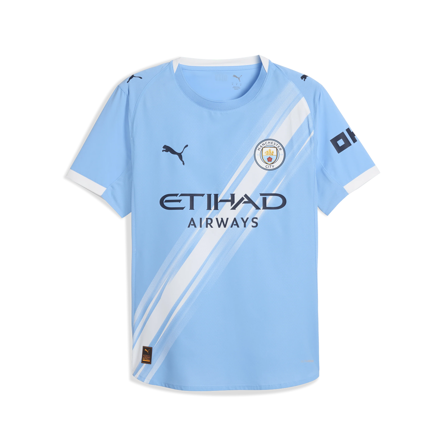 PUMA Manchester City Home Mens Soccer Jersey 25 26 Light Blue White
