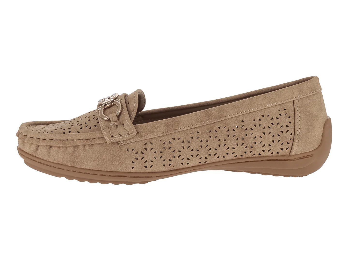 Mocasines Roze Beige para Mujer