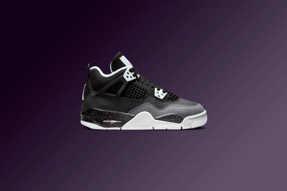 Air Jordan 4 Retro GS Fear Black White Anthracite Black