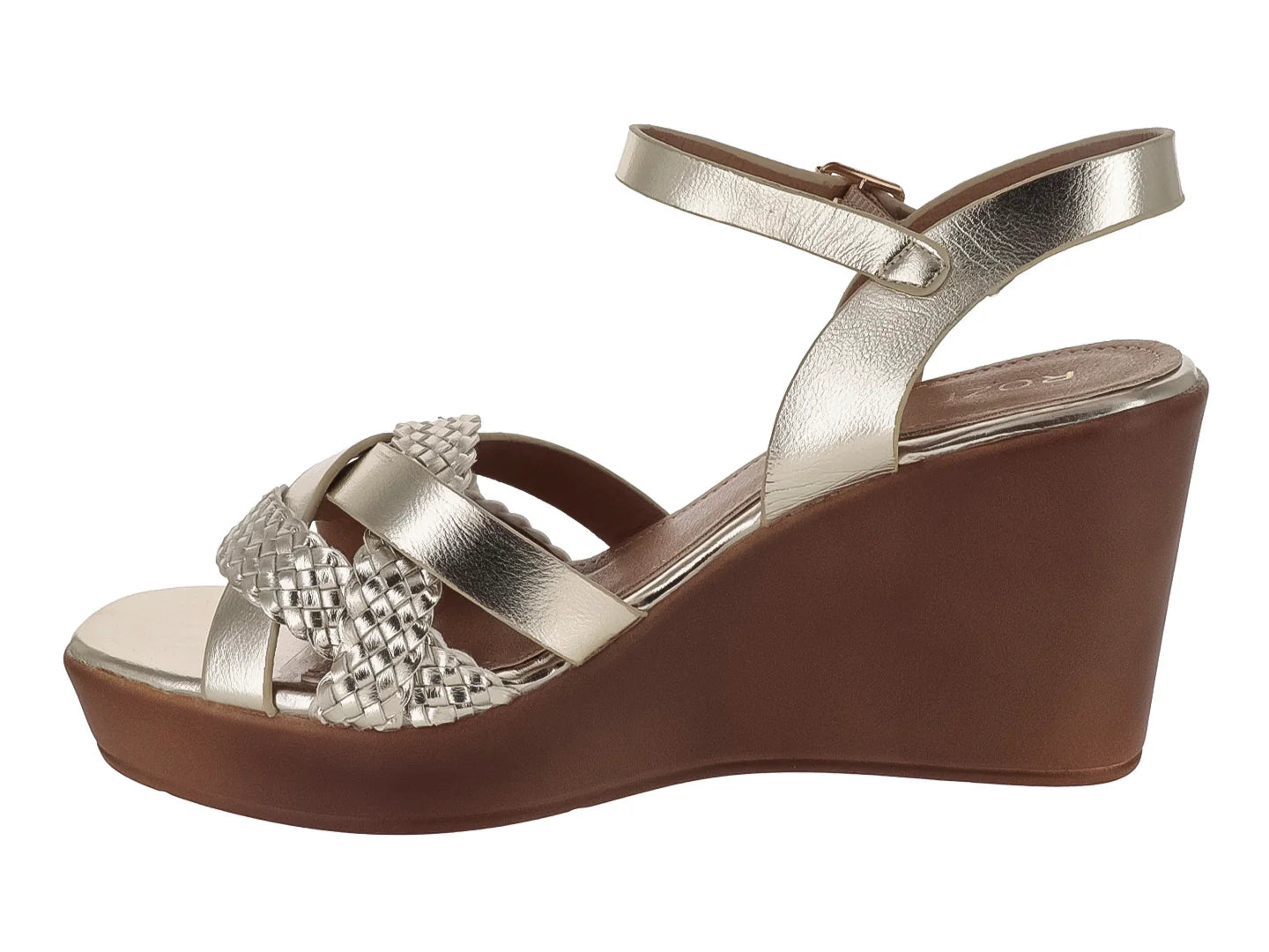 Sandalias ROZE de Plataforma Color Dorado para Mujer