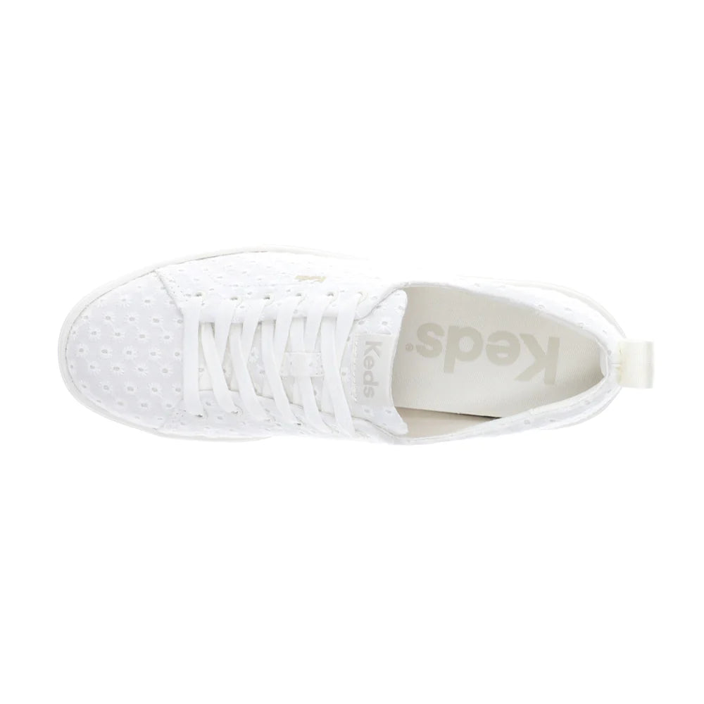 Skyler Daisy Eyelet Lace Up Sneakers
