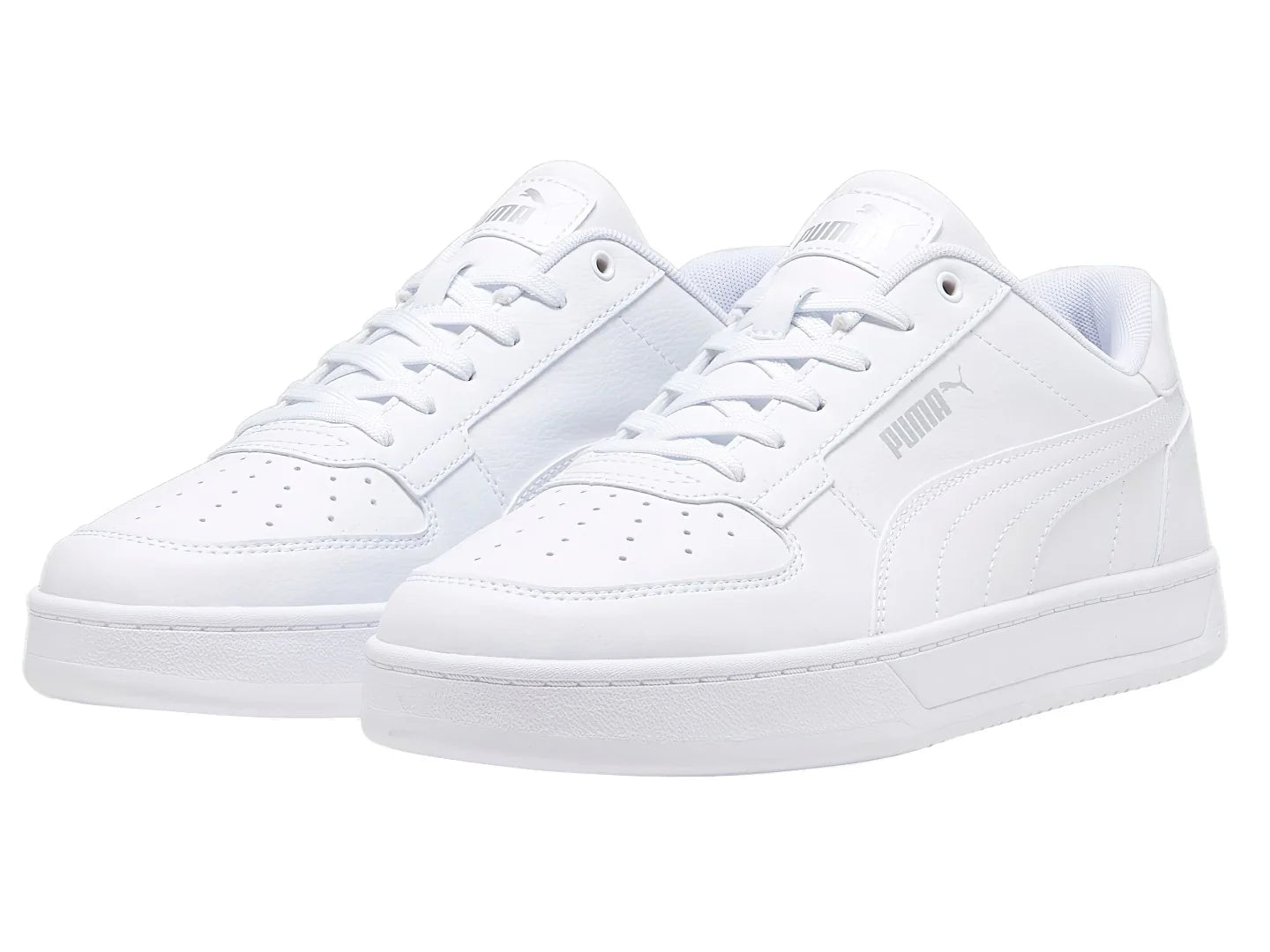 Tenis PUMA Caven 20 Blanco con Plata para Hombre