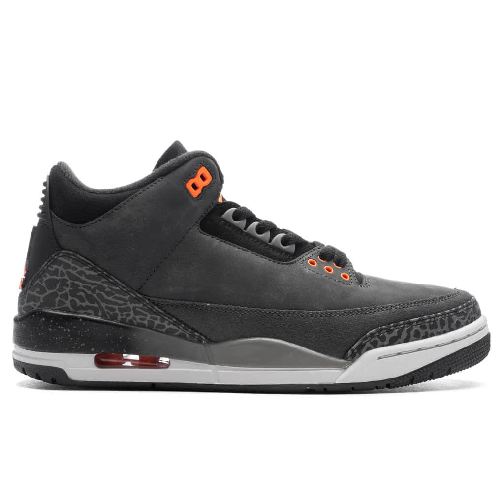 Air Jordan 3 Retro Fear Night Stadium Total Orange Black